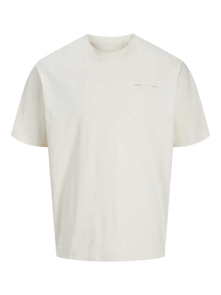 Jack & Jones Jjeurban edge studio tee ss o-neck noos ecru
