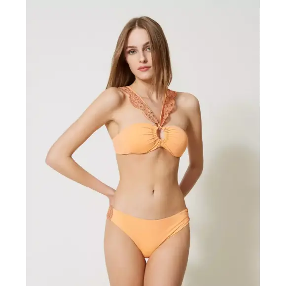 Twin-set Bandeau bikini macrame