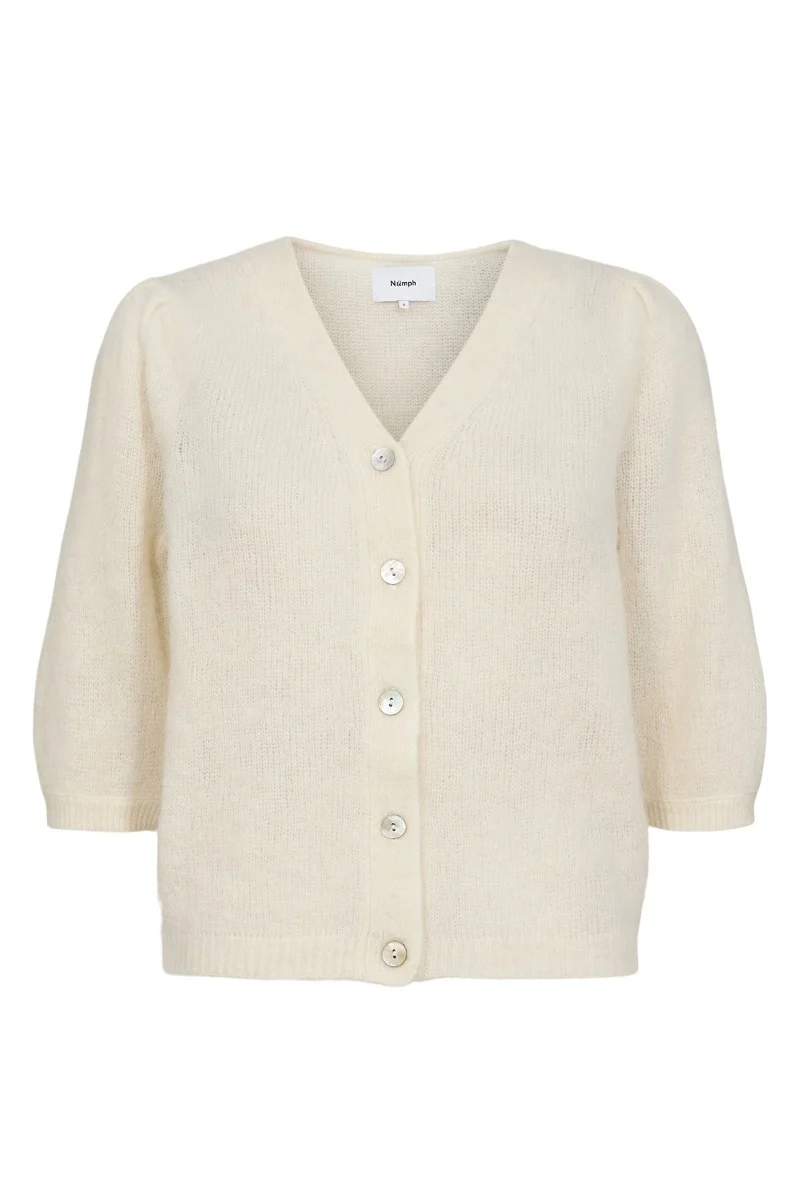 Nümph Numph 705708 nulana cardigan 9001 cloud dancer