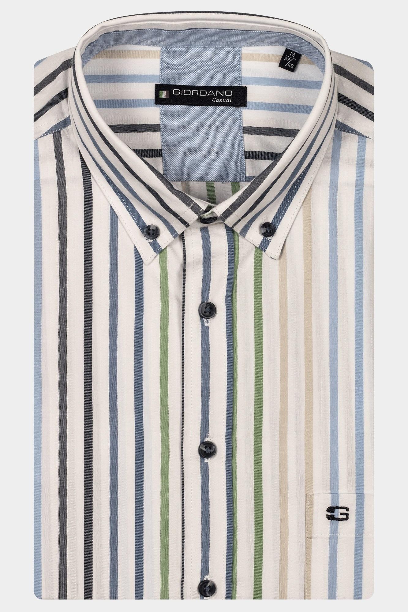 Giordano Casual hemd korte mouw league short sleeve button do 516111/70