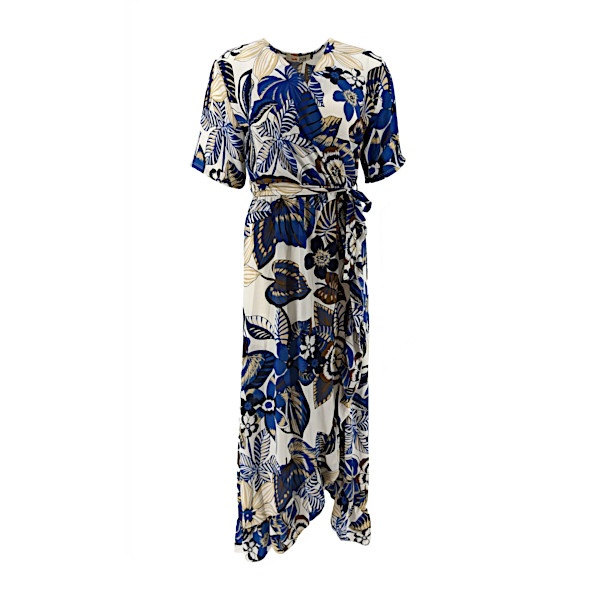 FOS Amsterdam Jurk bonnie bloemenveld navy