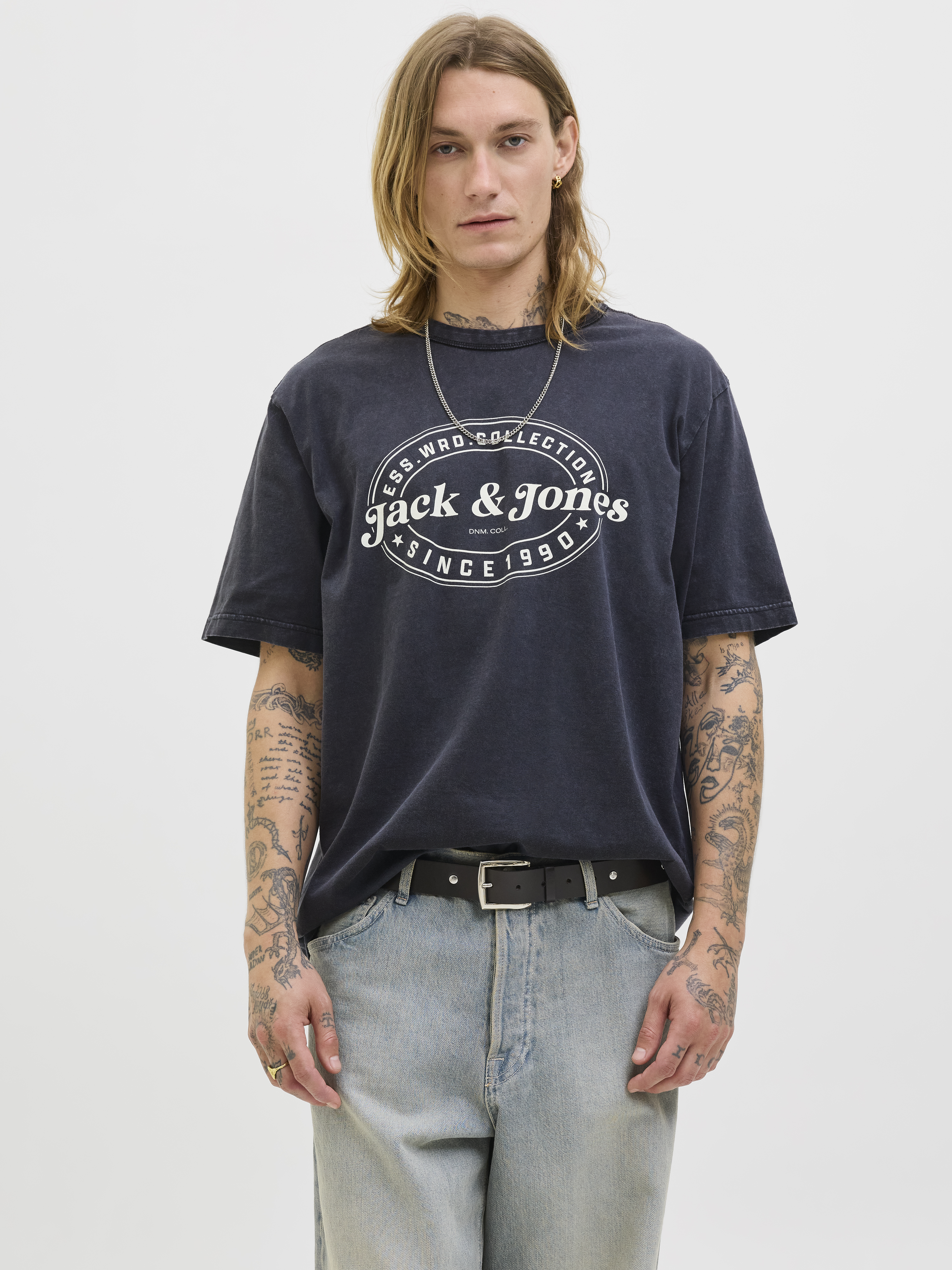 Jack & Jones Jjedover print tee ss crew neck sn