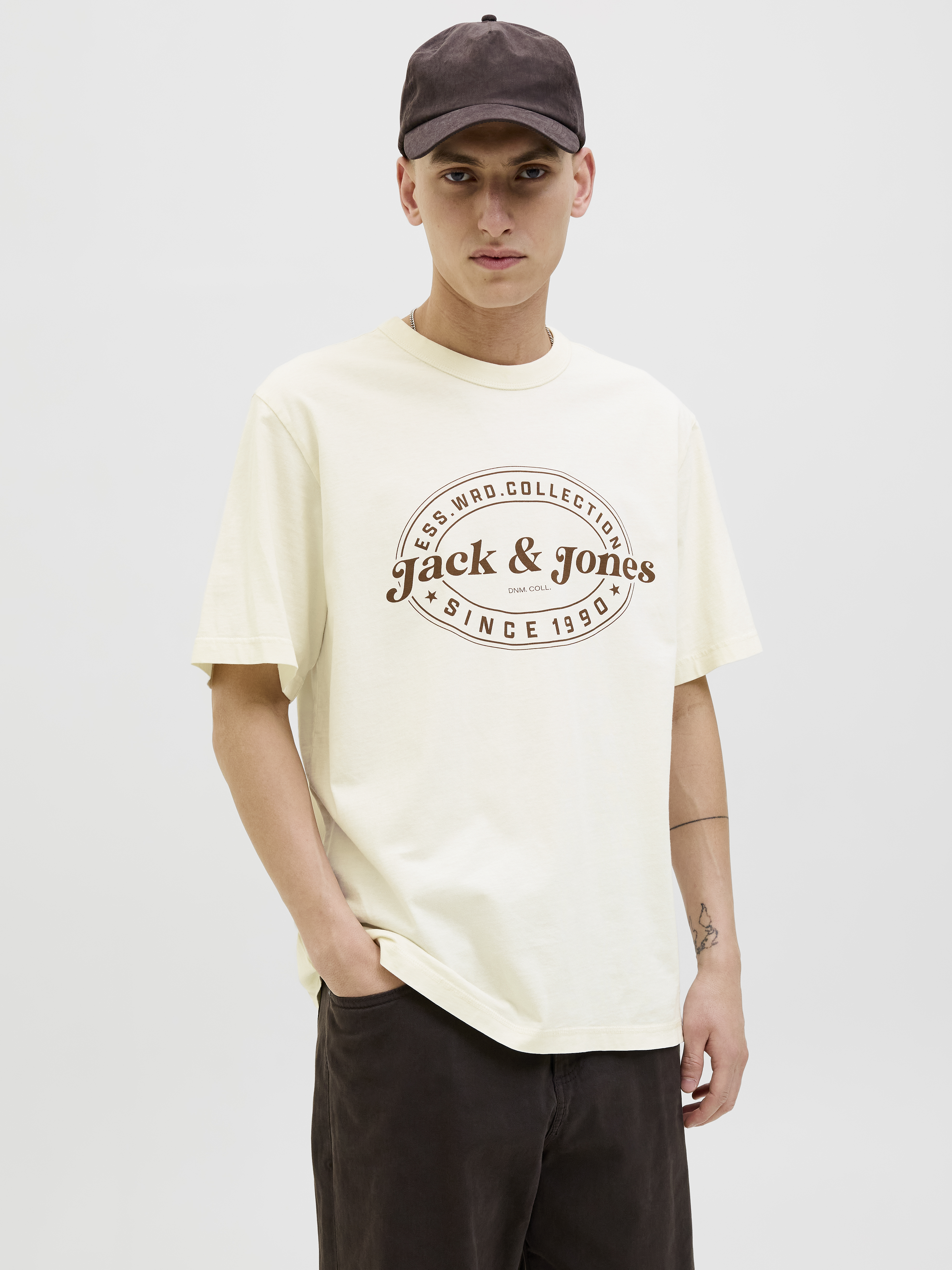 Jack & Jones Jjedover print tee ss crew neck sn