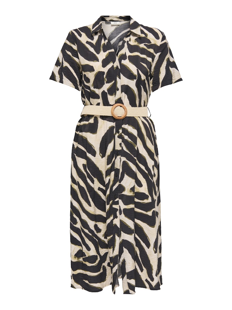 Jacqueline de Yong Jdyjasmine ss maxi belt dress wvn dessin