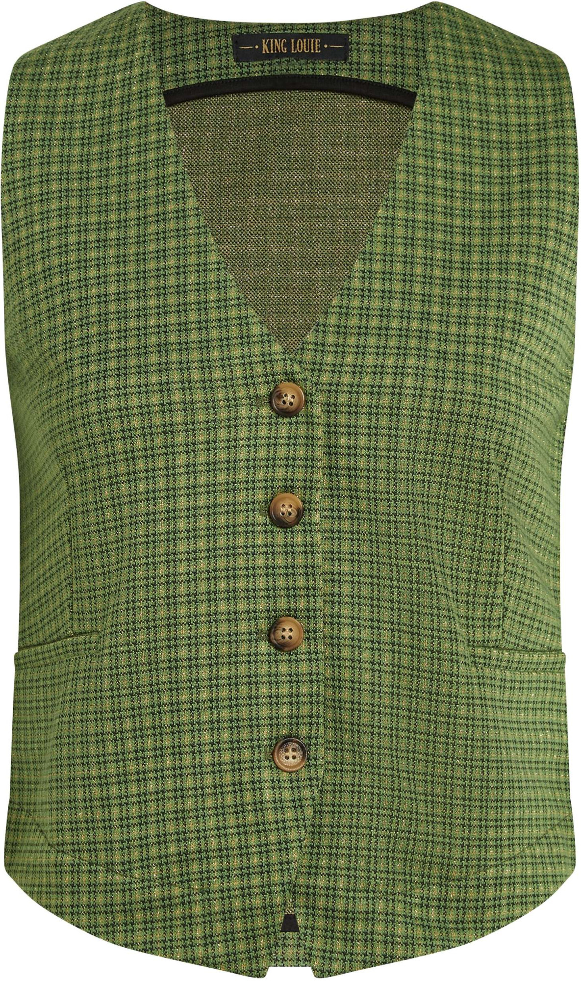 King Louie Bianca gilet ivy check