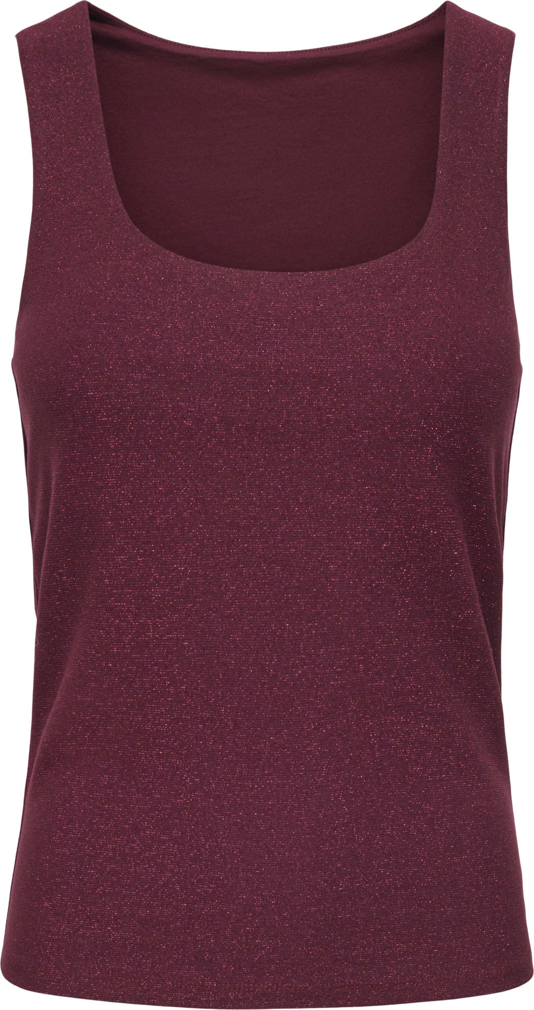 Only Onlea glitter s/l 2-ways top jrs noos chocolate tr