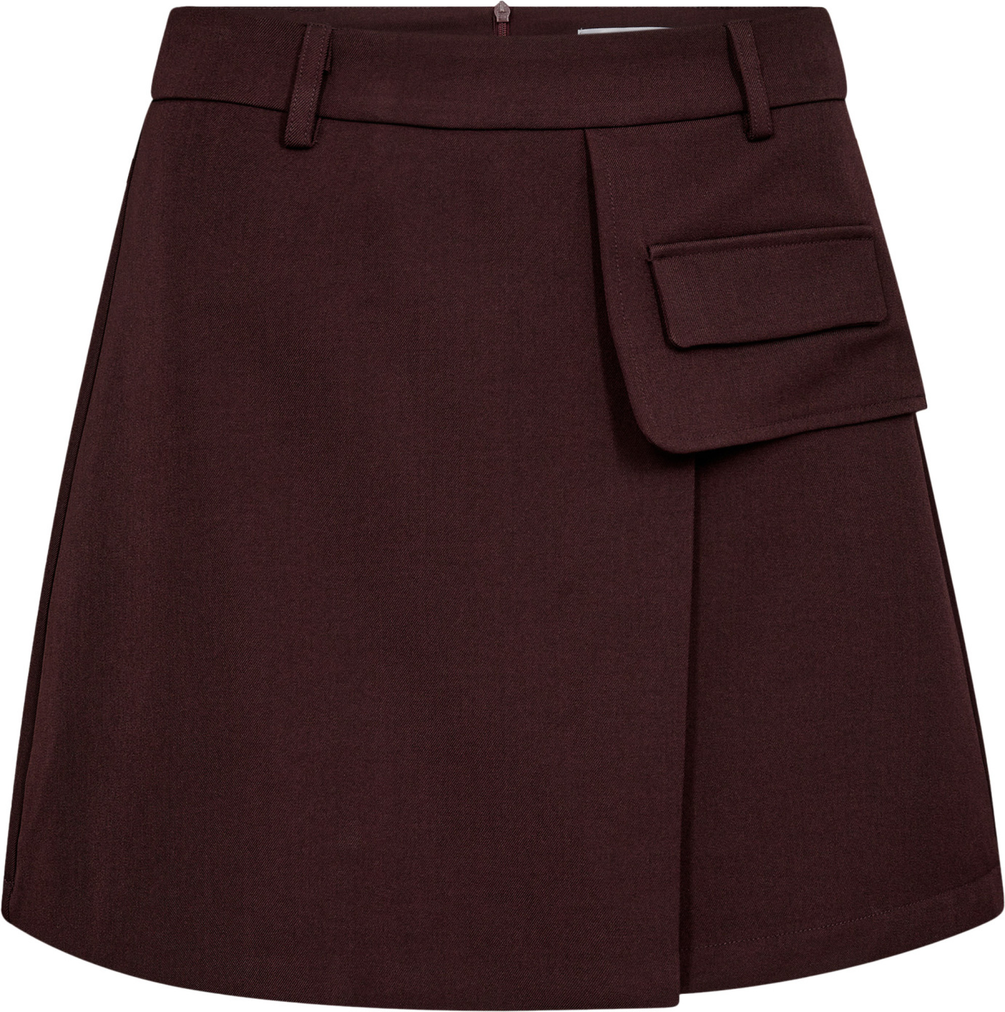 Co'Couture Lunacc pocket skirt winered