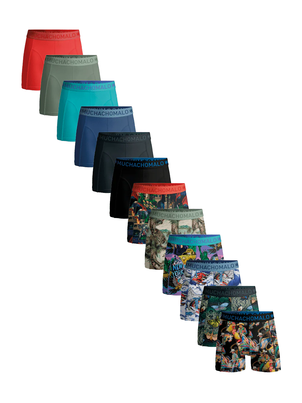 Muchachomalo Heren 12-pack boxershorts