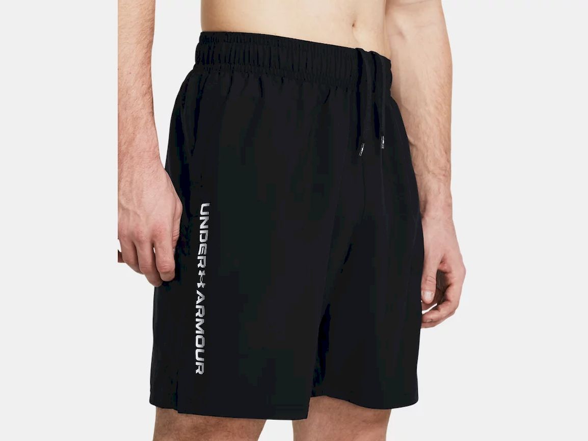 Under Armour ua woven wdmk shorts-blk sportbroek heren -