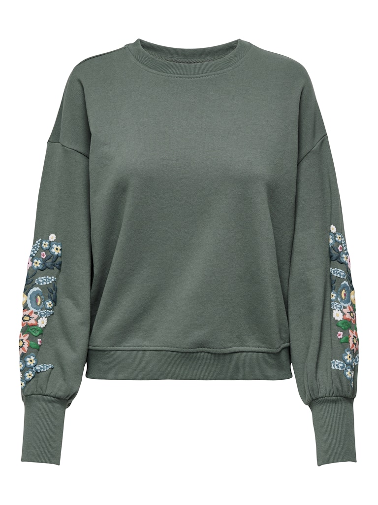 Only Sweatshirt ONLBROOKE L/S O-NECK FLOWER SWT