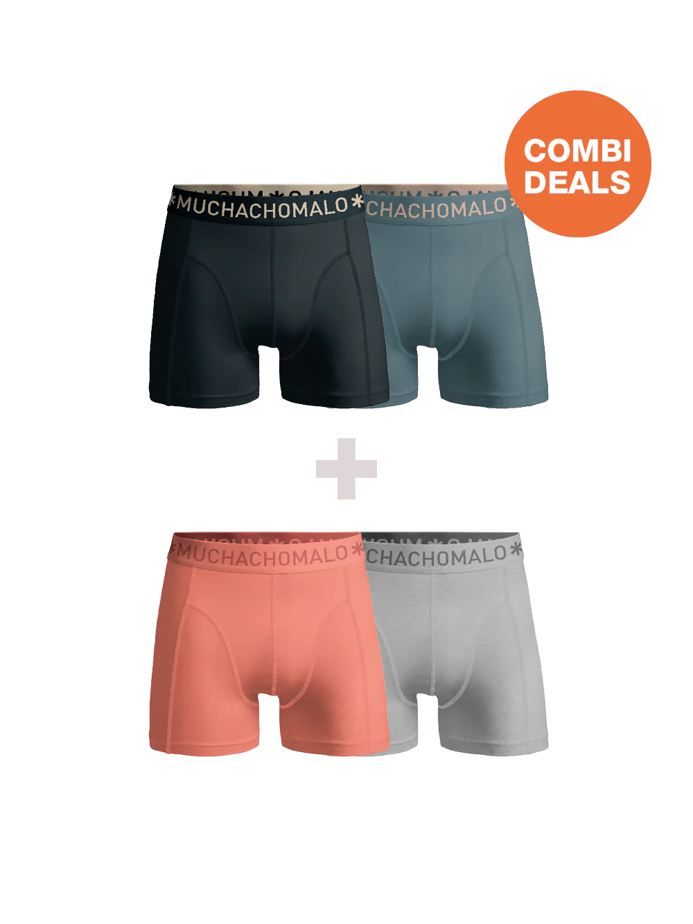 Muchachomalo Jongens 2+2-pack boxershorts