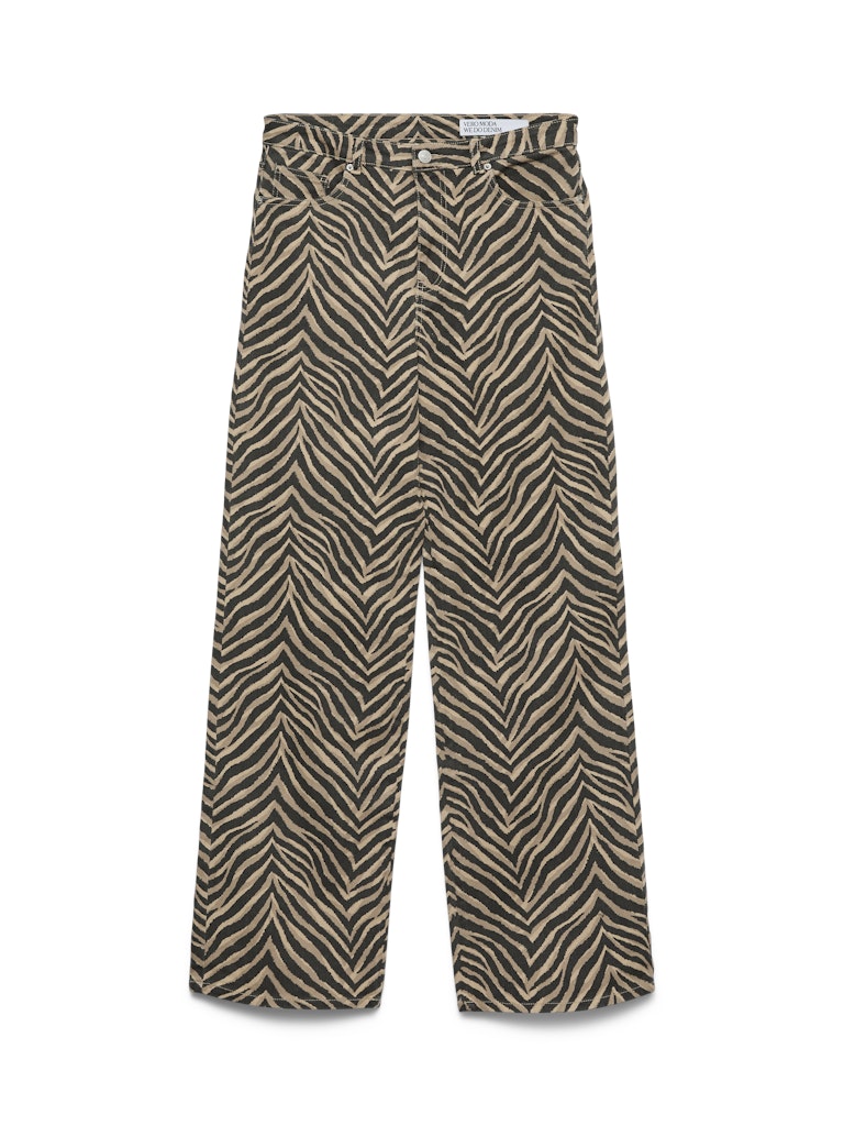 Vero Moda vmtessa hr wide stretch aop jeans n 10330128 silver mink
