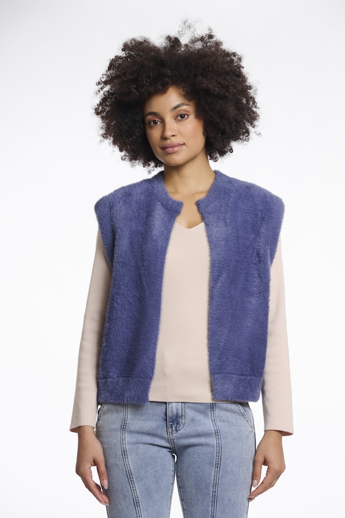Rino & Pelle short waistcoat elona.5002511 10922 blue shadow
