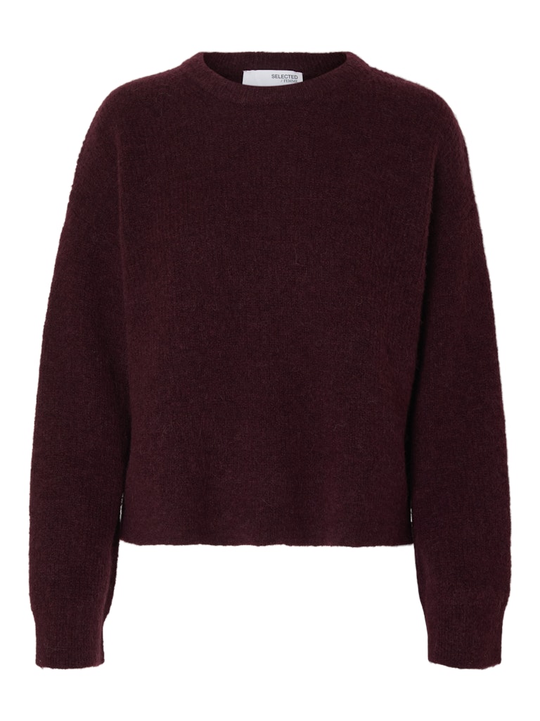 Selected Femme slfsia ras ls knit new o-neck noos 16098141 fig