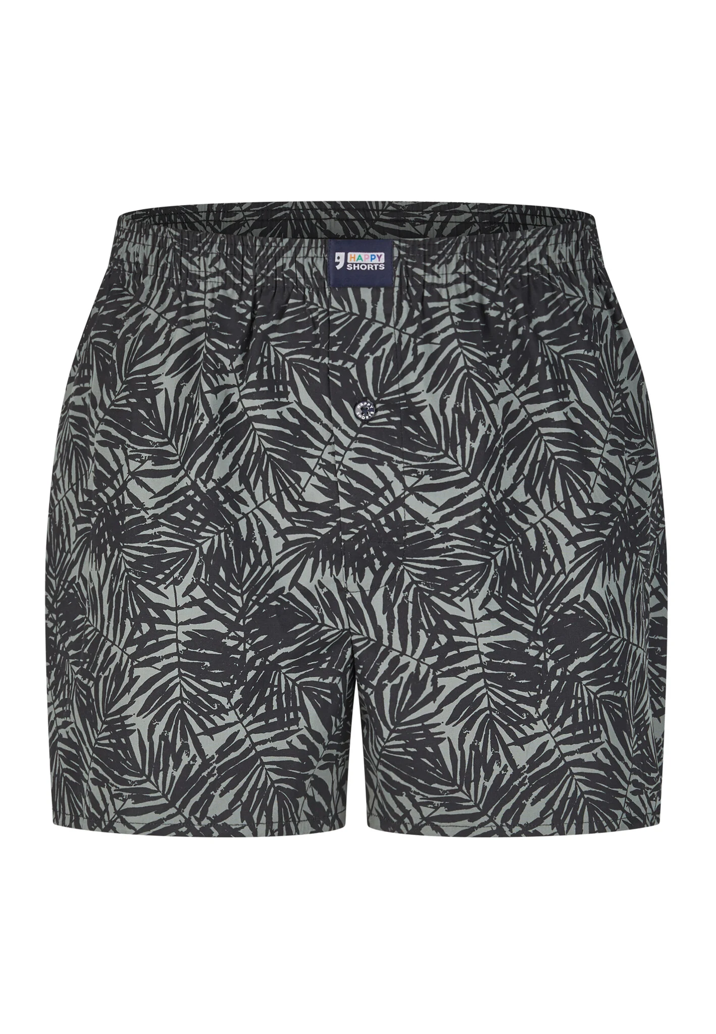 Happy Shorts Wijde boxershort heren palm bladeren