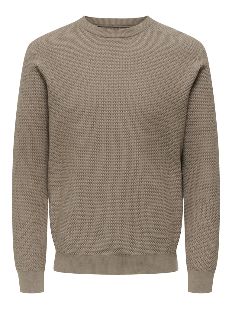 Only & Sons Onsmorgan 12 structure crew knit dessin