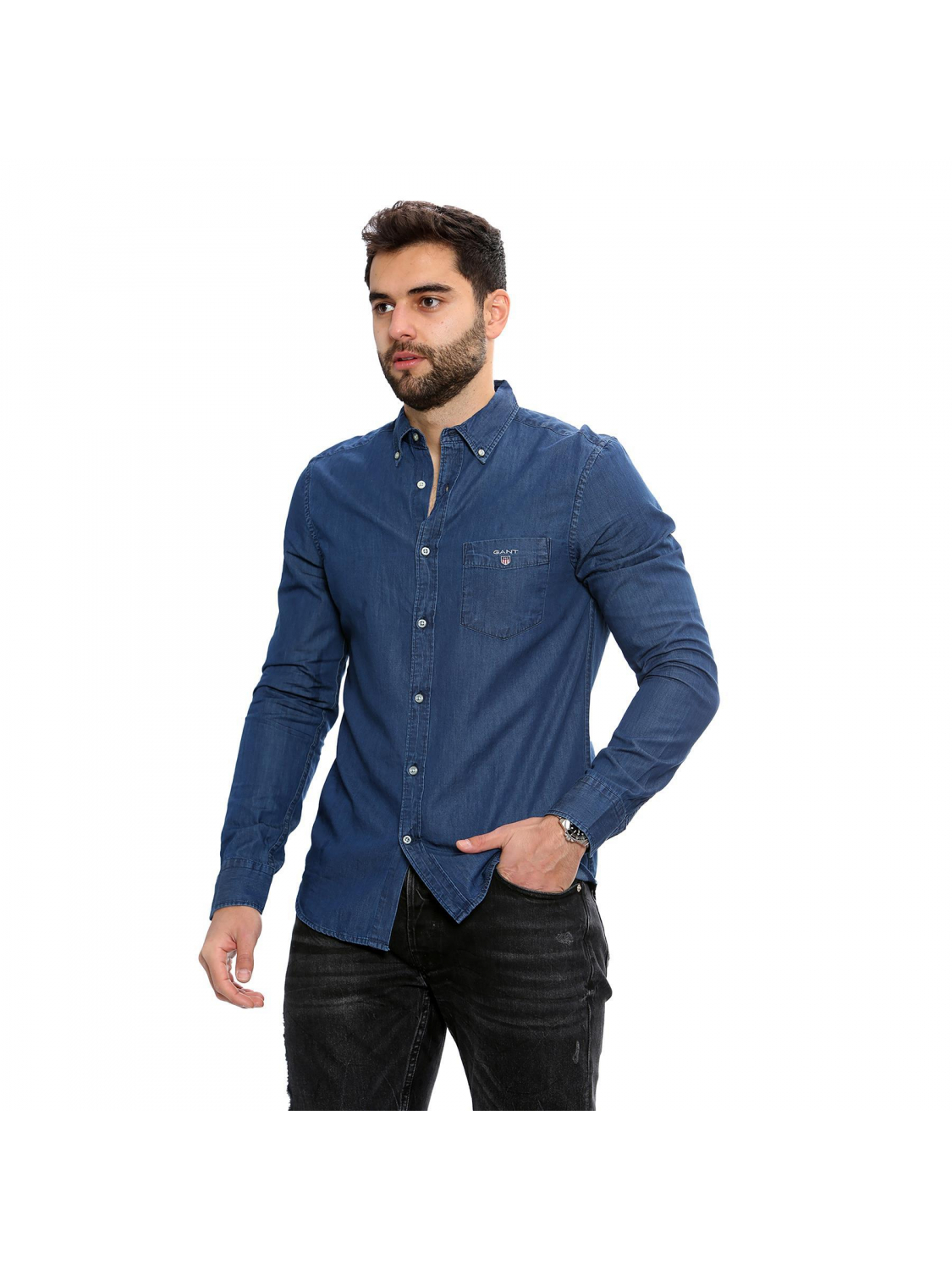 Gant Het Indigo-shirt