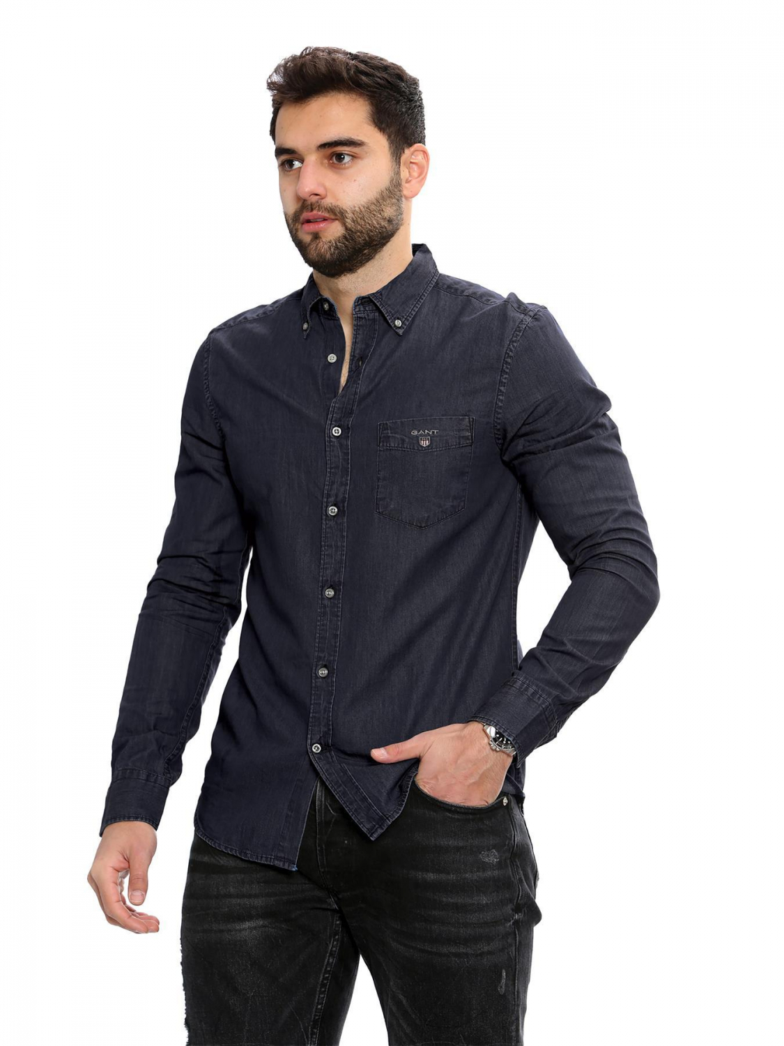 Gant Het Indigo-shirt