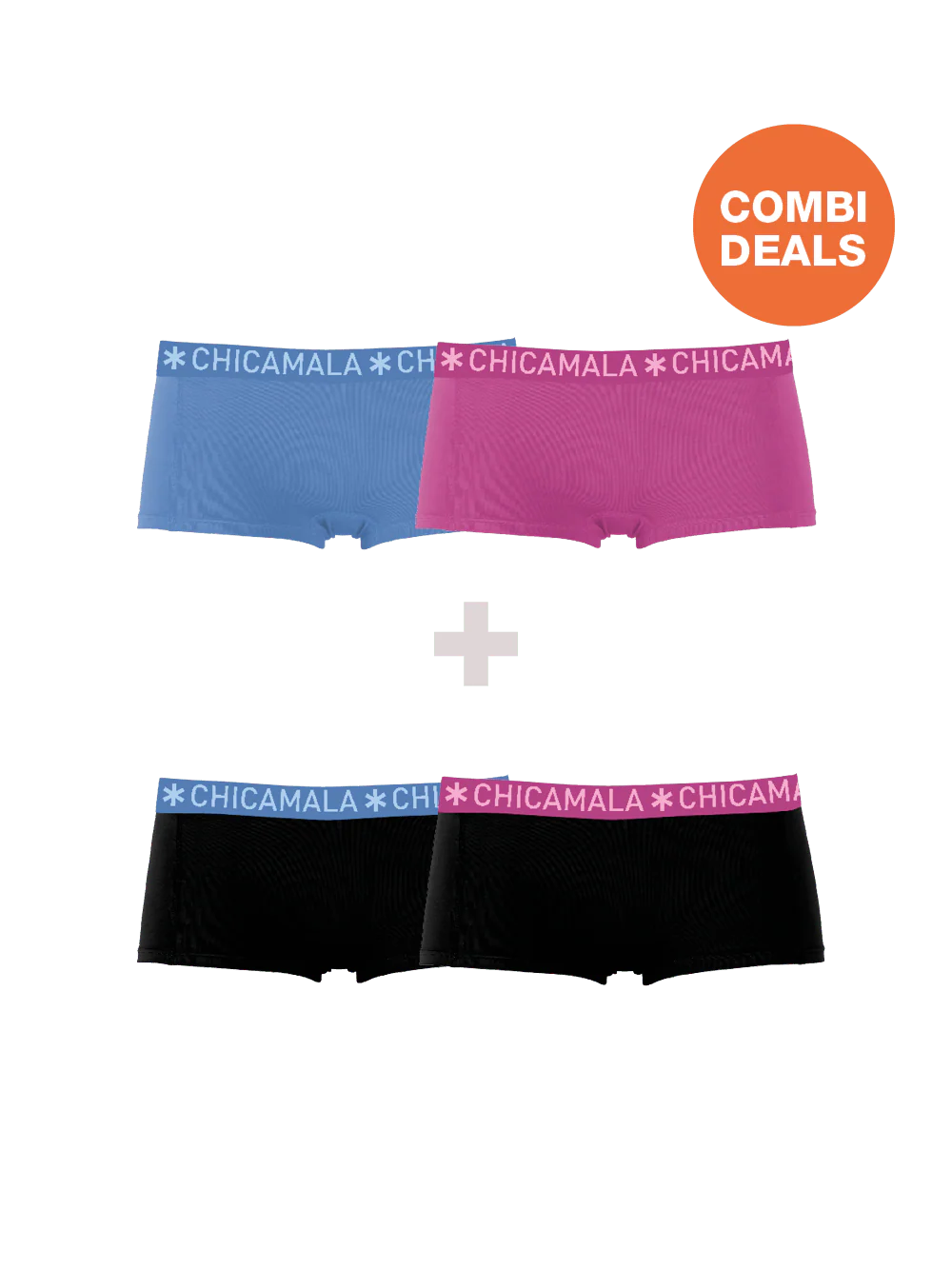 Muchachomalo Dames 2+2-pack boxershorts