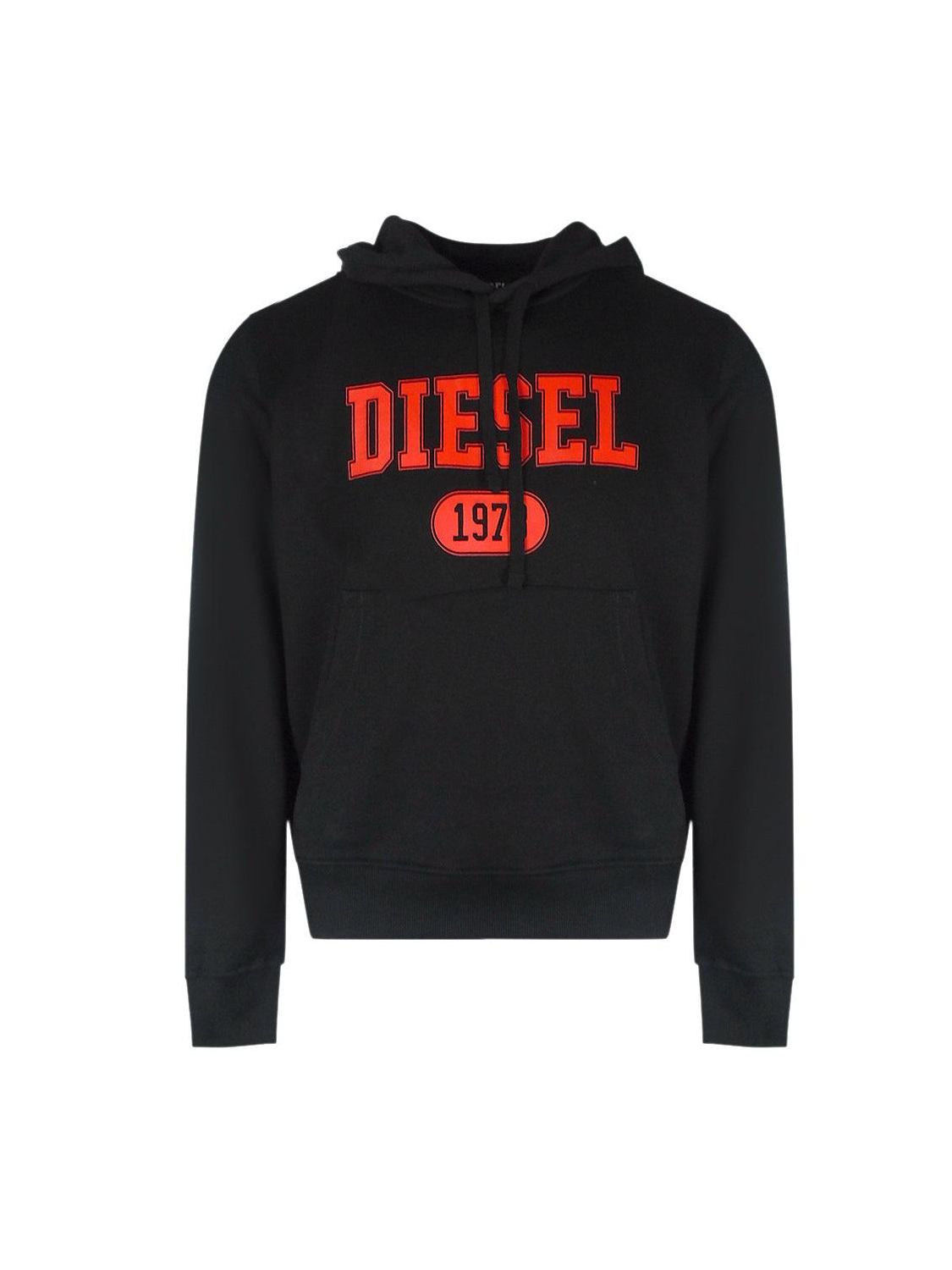 Diesel 1978 Vet Merk Logo Wit Hoodie