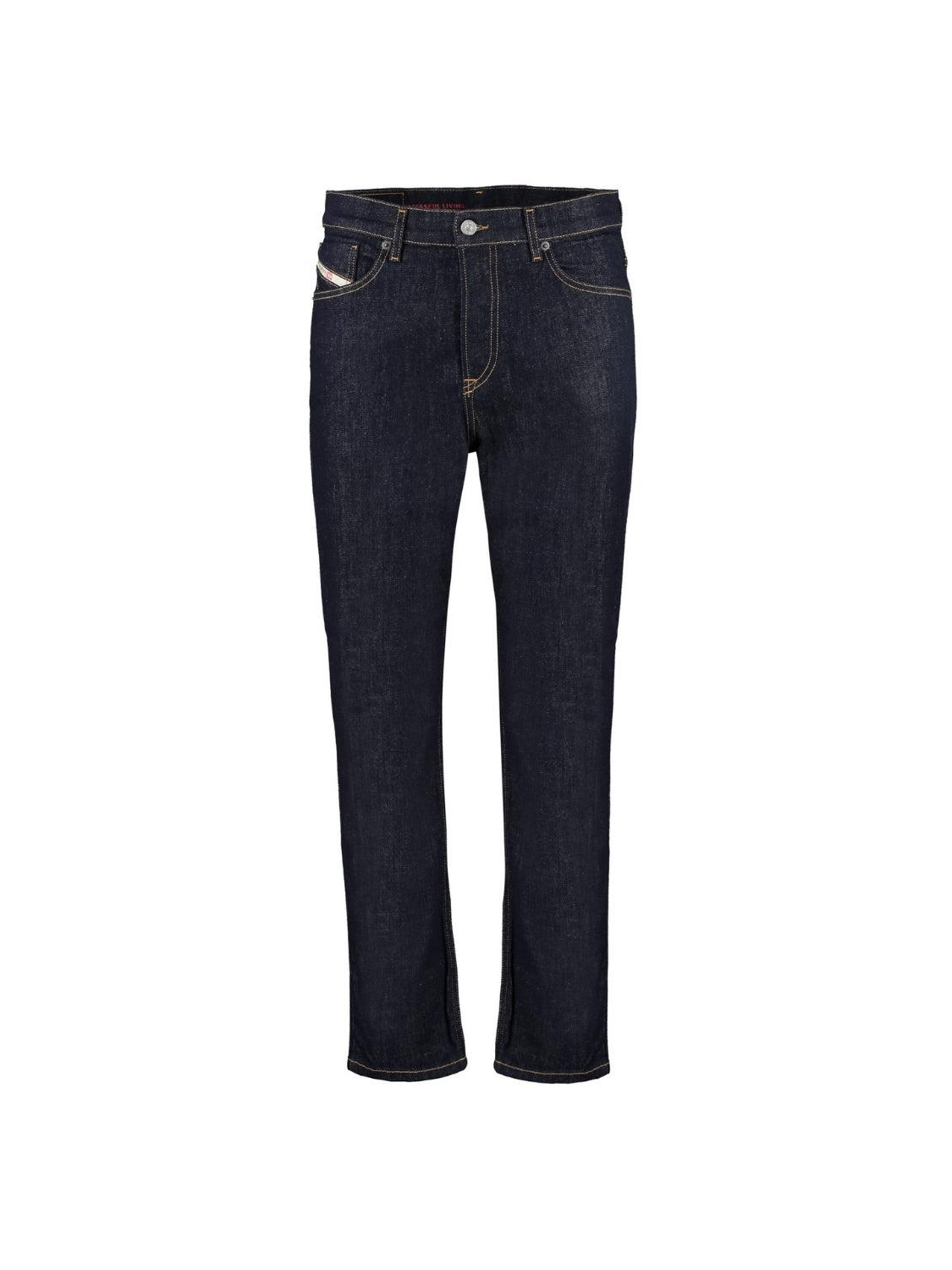 Diesel  D-fining taps toelopende donkerblauwe denim jeans