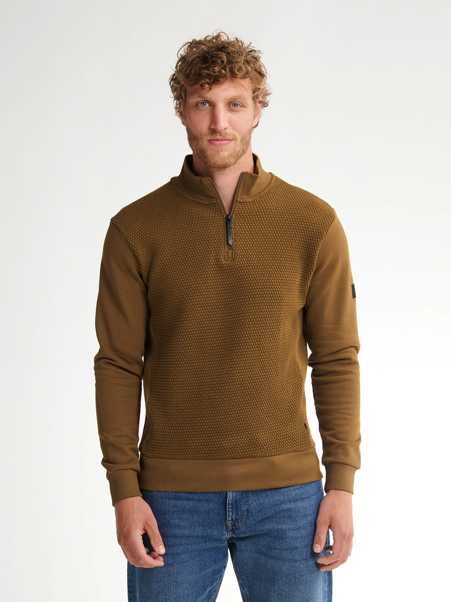 Petrol Industries Heren sweater m-3050-swc368 7145 antique bronze