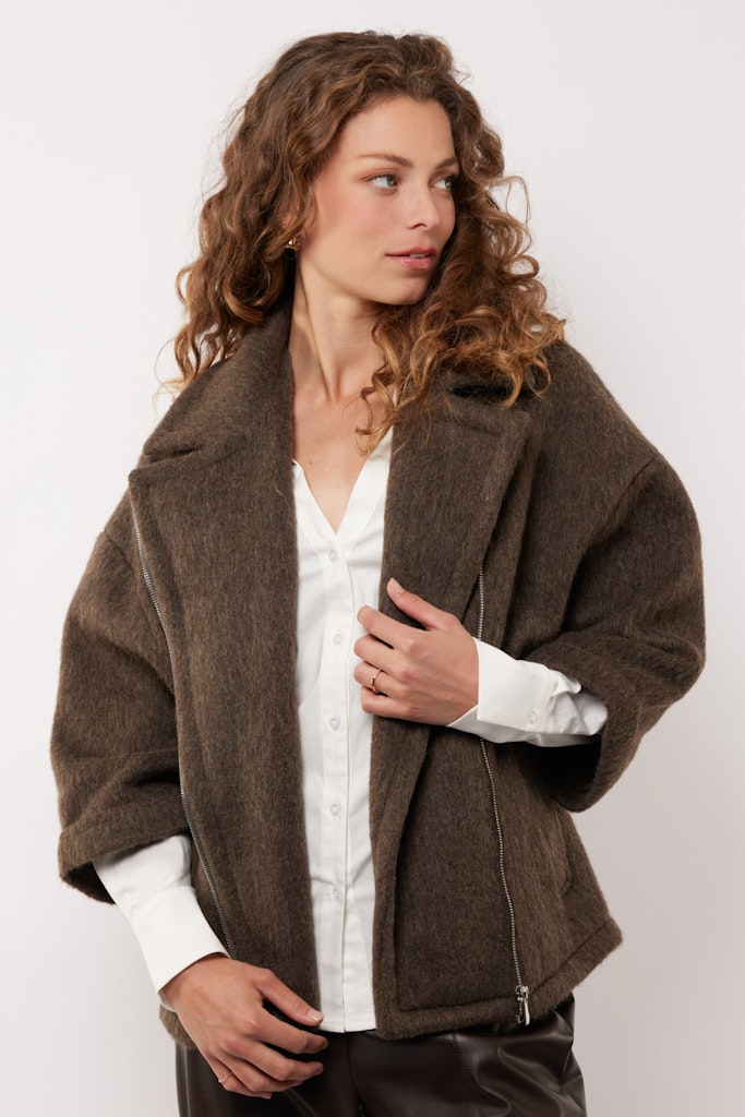 G-Maxx Martina jacket##6; 514 dark chocola -