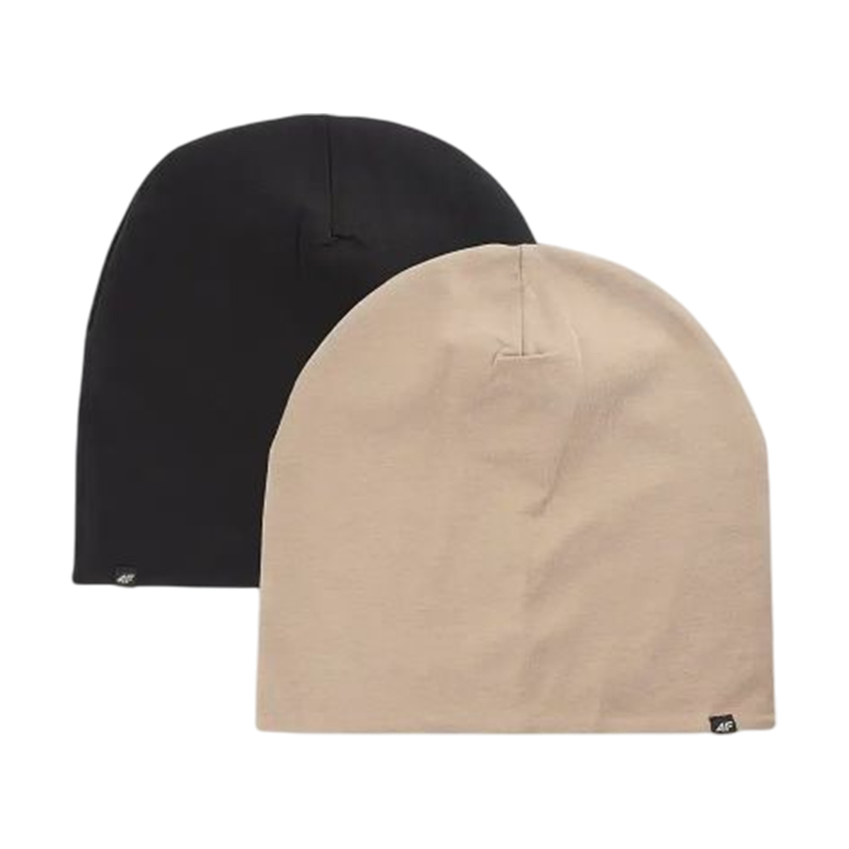 4F Kinder/kinder logo katoenen dubbelzijdige beanie