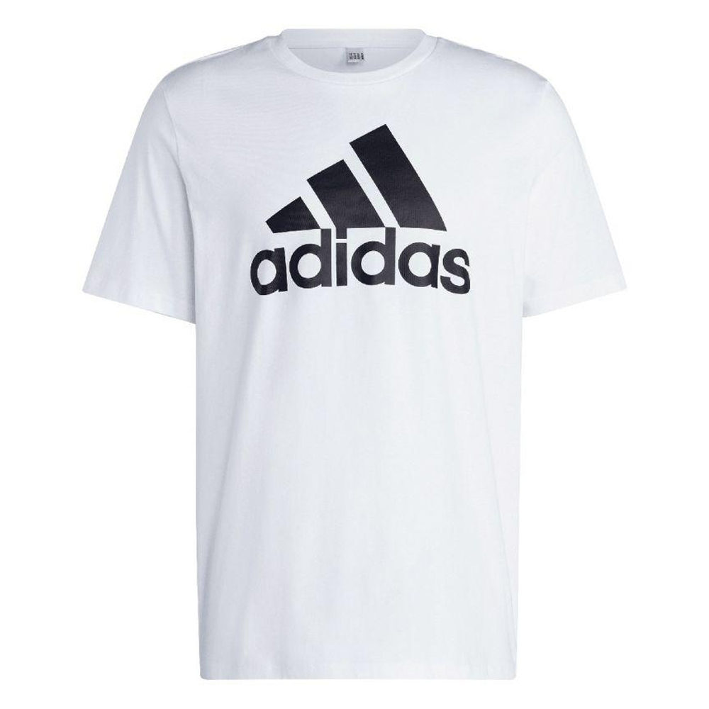 Adidas Heren essentials groot logo single jersey t-shirt