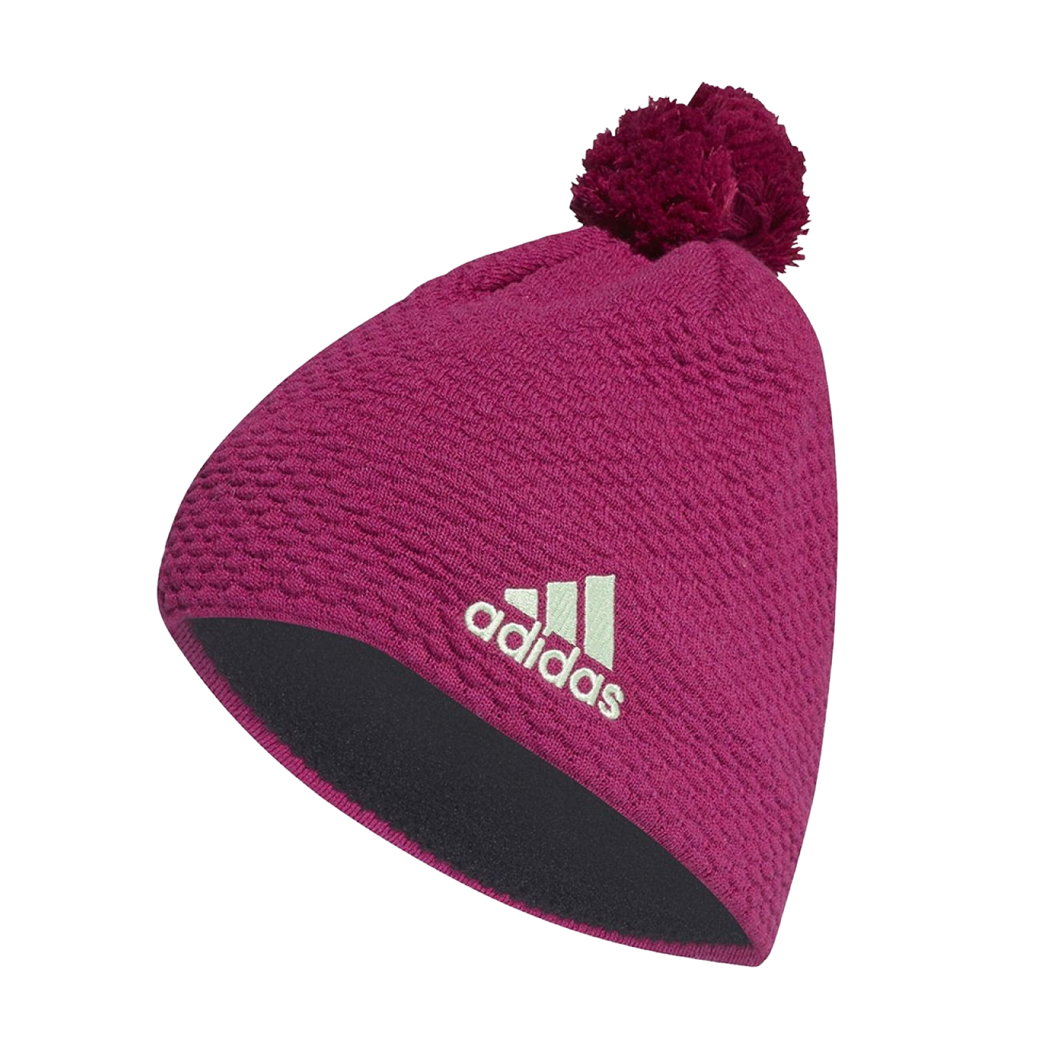 Adidas Kinder/kinder logo pom pom muts
