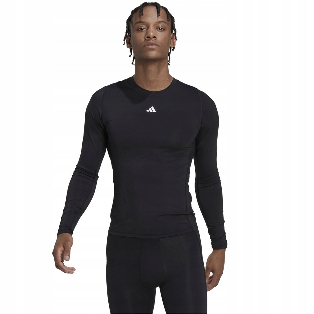 Adidas Heren techfit trainings-t-shirt met lange mouwen