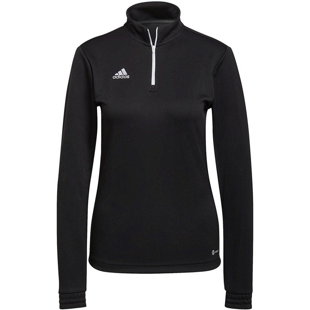 Adidas Dames entrada 22 sweatshirt met kwart ritssluiting