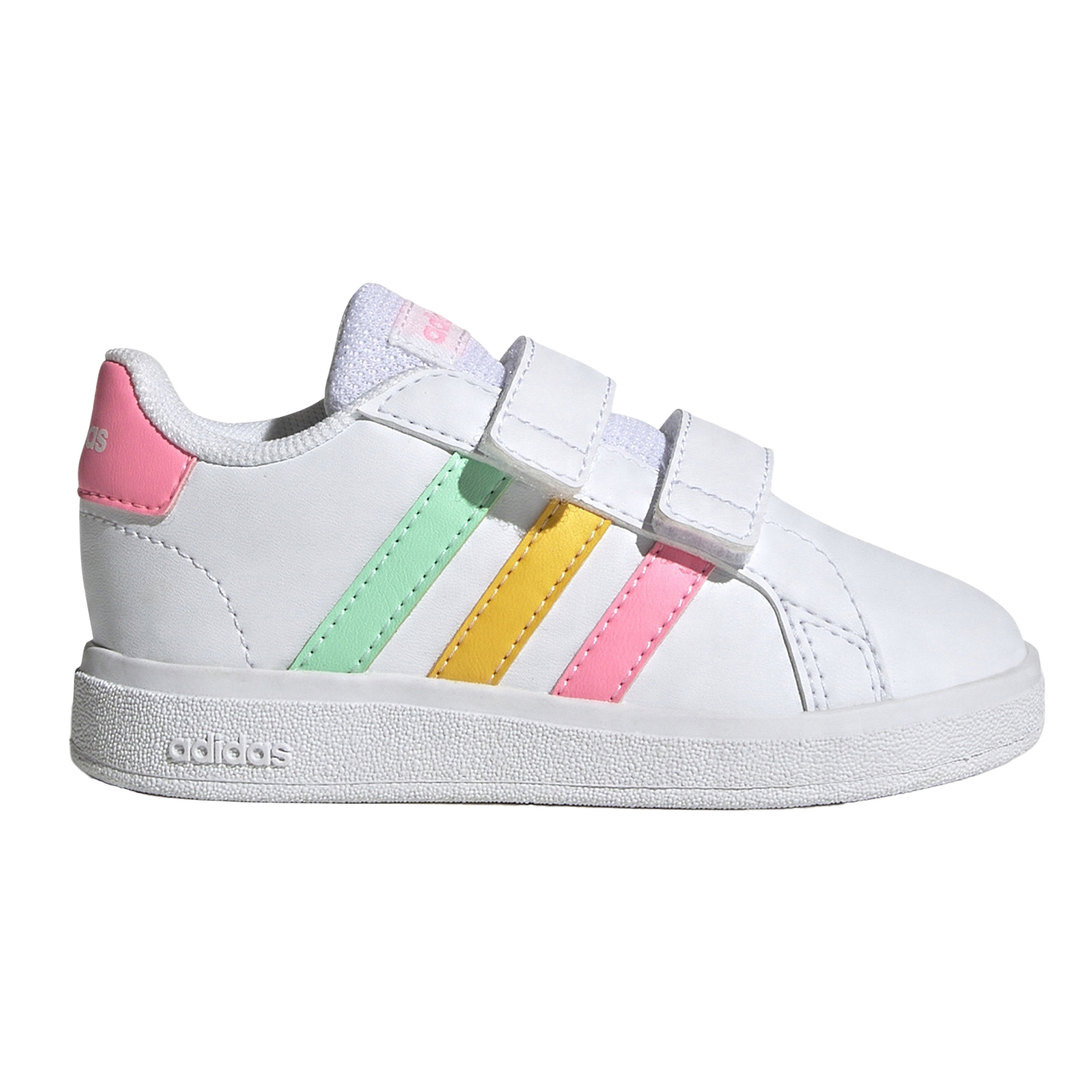 Adidas Kinderen/kinderen grand court lifestyle klittenbandschoenen