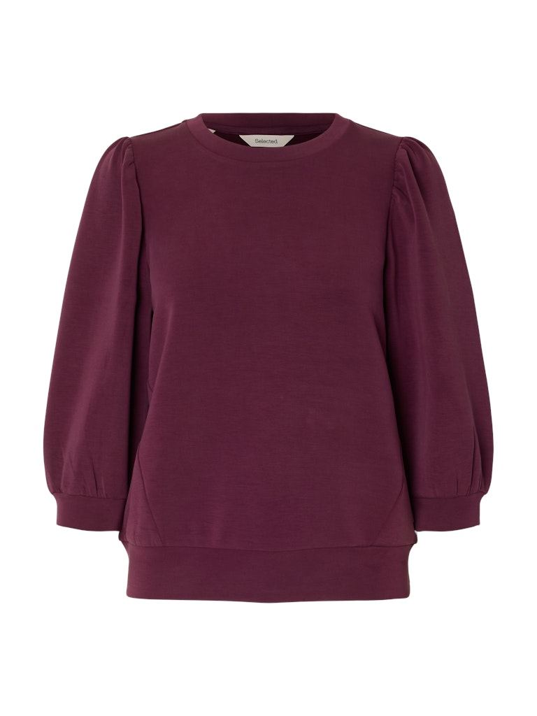 Selected Femme slftenny 3/4 sweat top noos 16082379 fig
