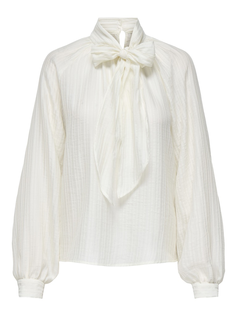 Jacqueline de Yong Jdynorma ls bow top wvn off-white