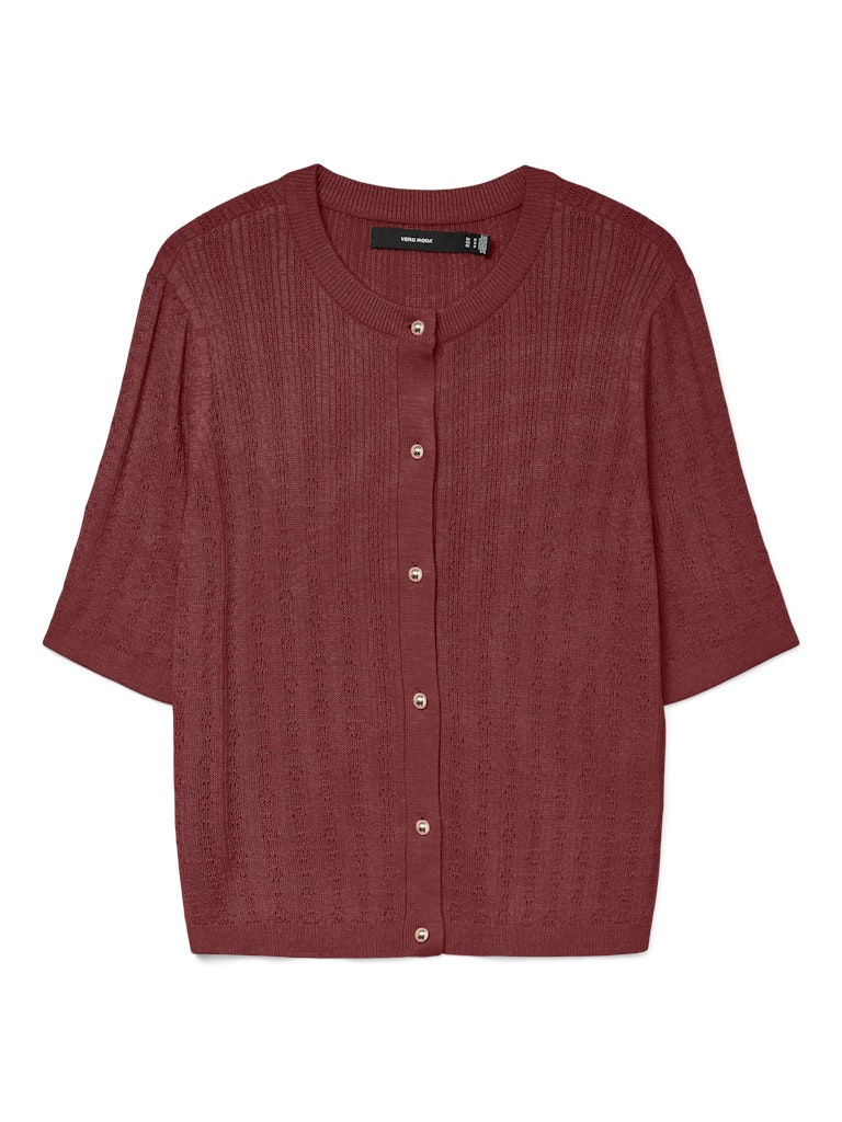 Vero Moda Vmnewlex stitch 24 o-neck cardigan steen