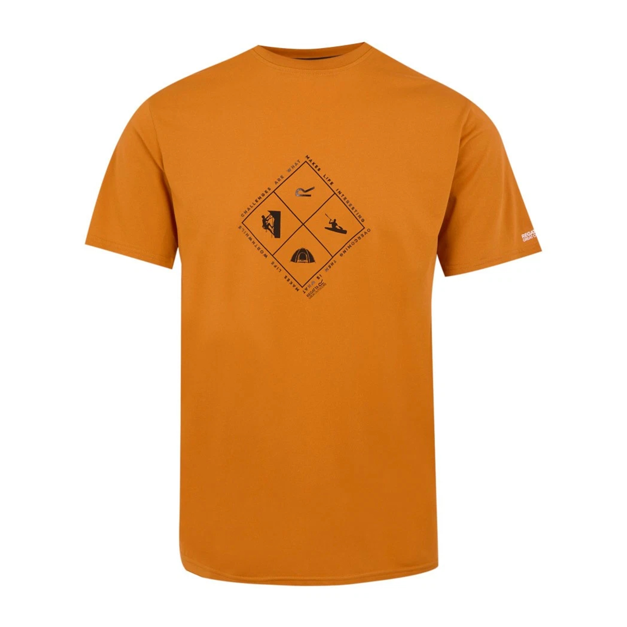 Regatta Heren fingal hiker stretch t-shirt