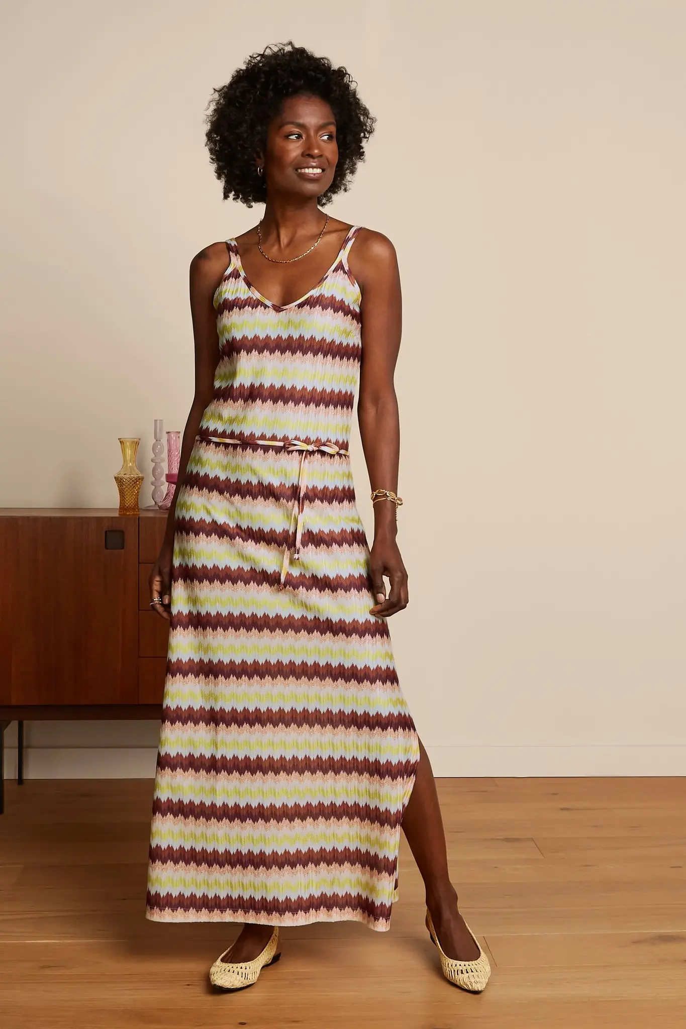 King Louie Nadya maxi dress carmine
