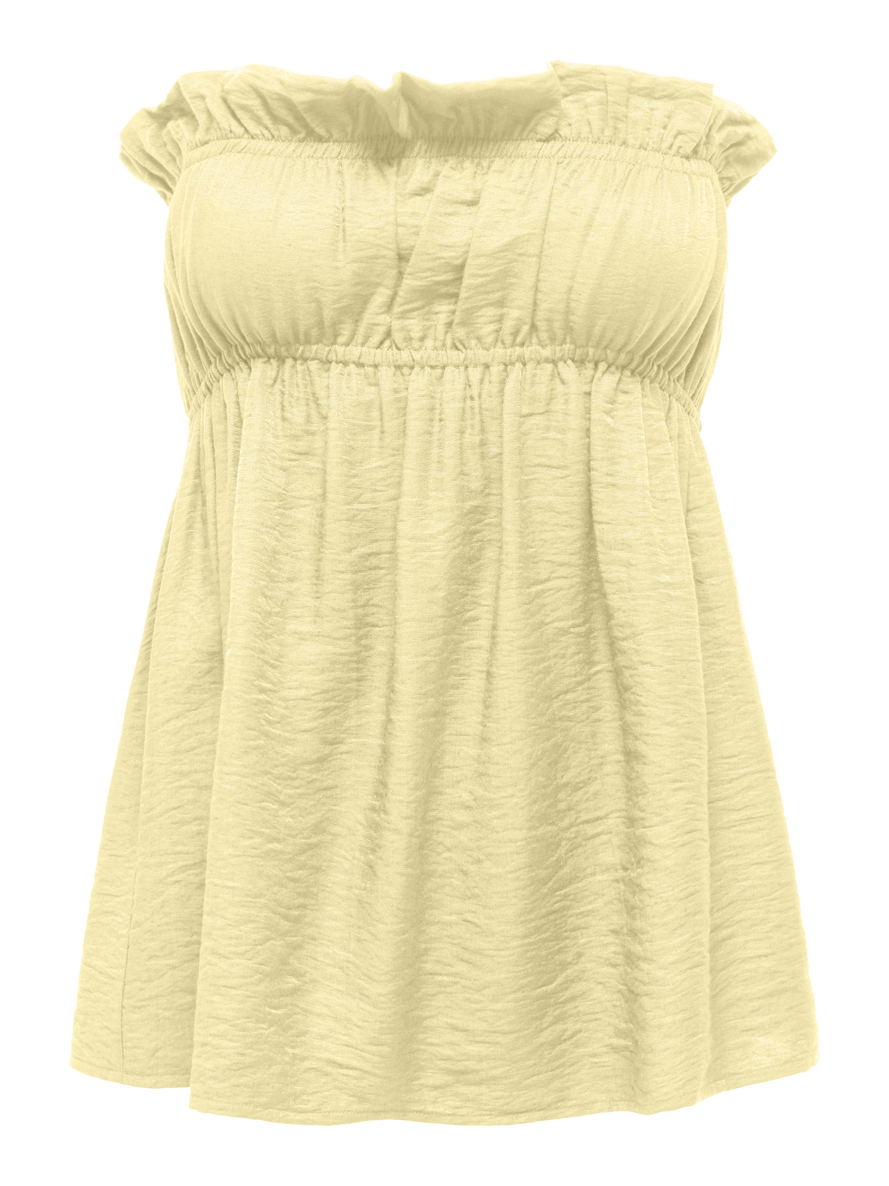 Only Onllino ruffle bandeau top wvn ox