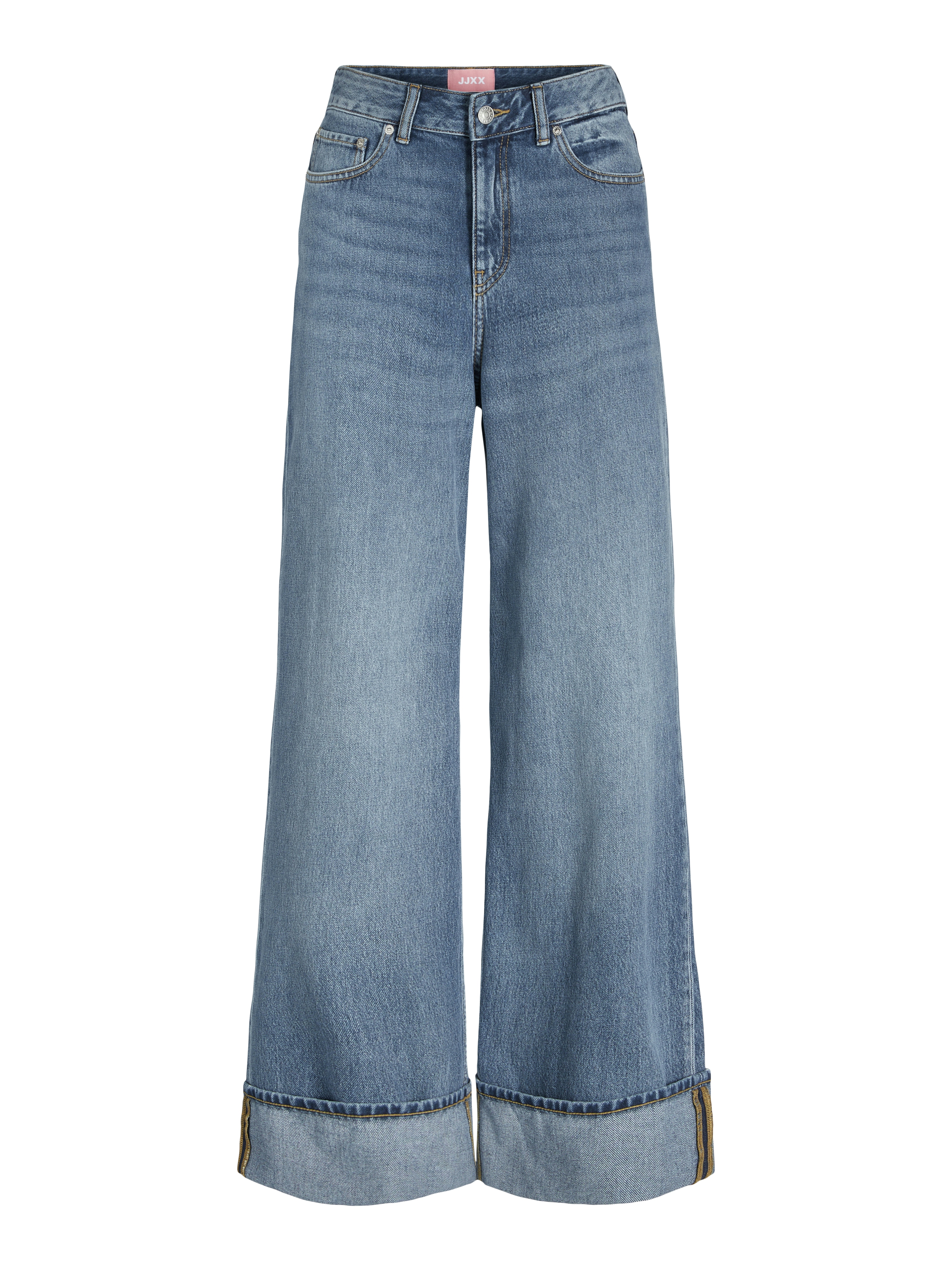 Jack & Jones Jxtokyo wide fold hw jeans r254 dnm