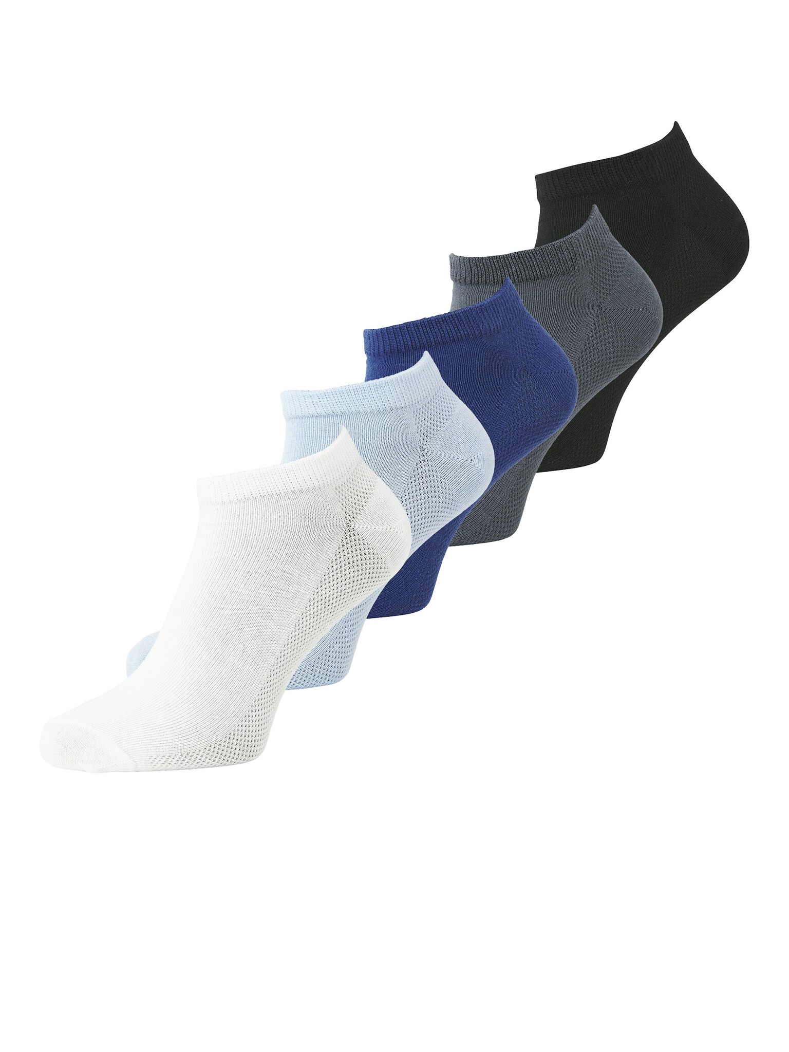Jack & Jones Jongens korte sokken jacchester kinder enkelsokken 5-pack multicolor