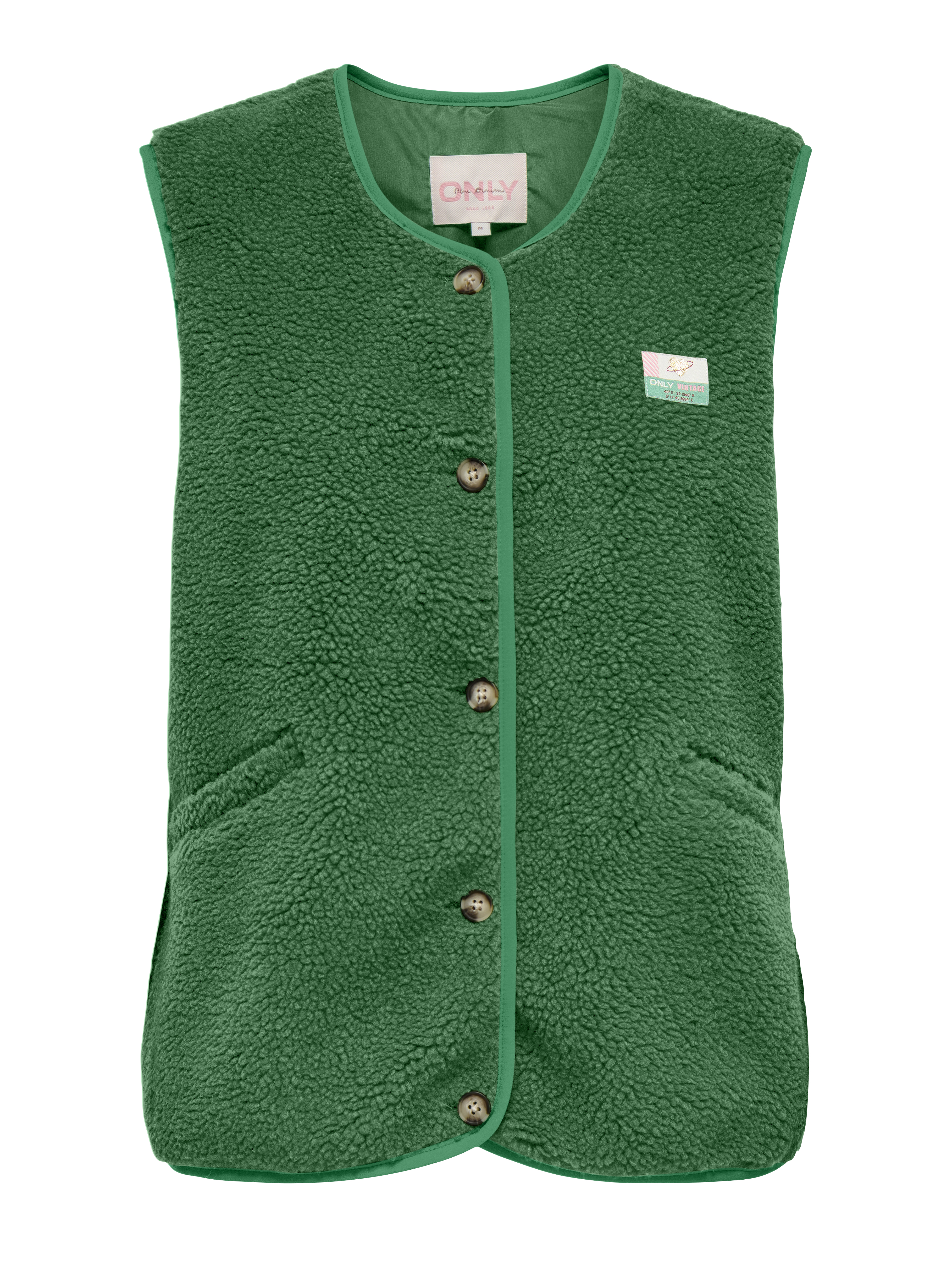Only Onlbaby teddy vest pnt cs