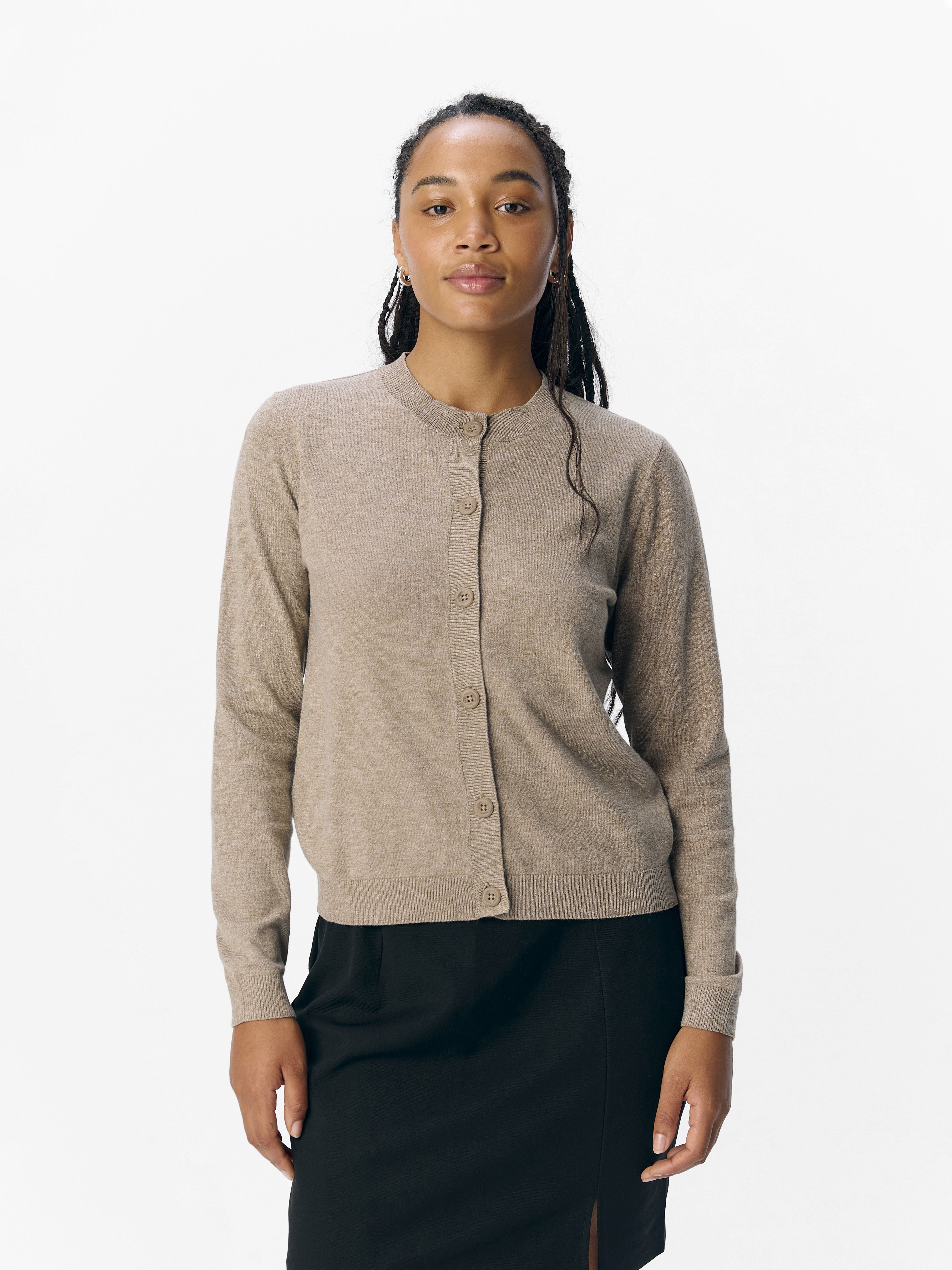 Object Objthess l/s short cardigan noos