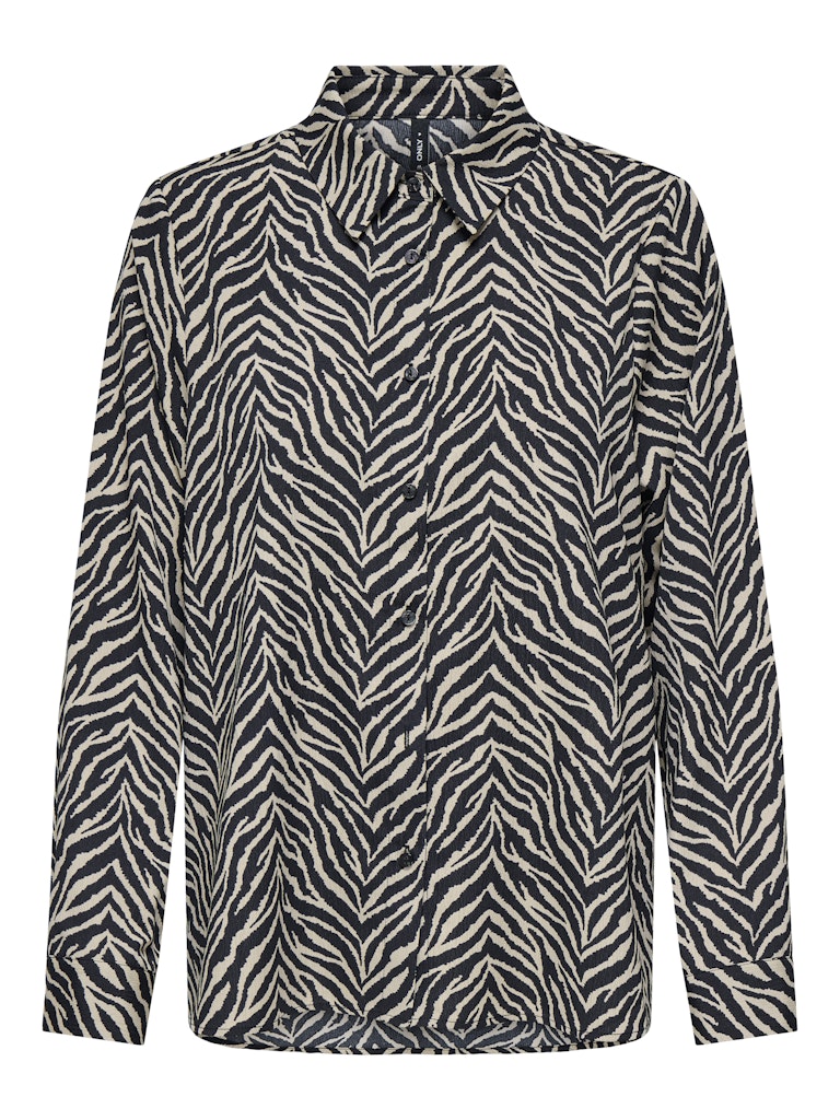 Only onlnova life vis l/s new grace shir 15357470 the it zebra
