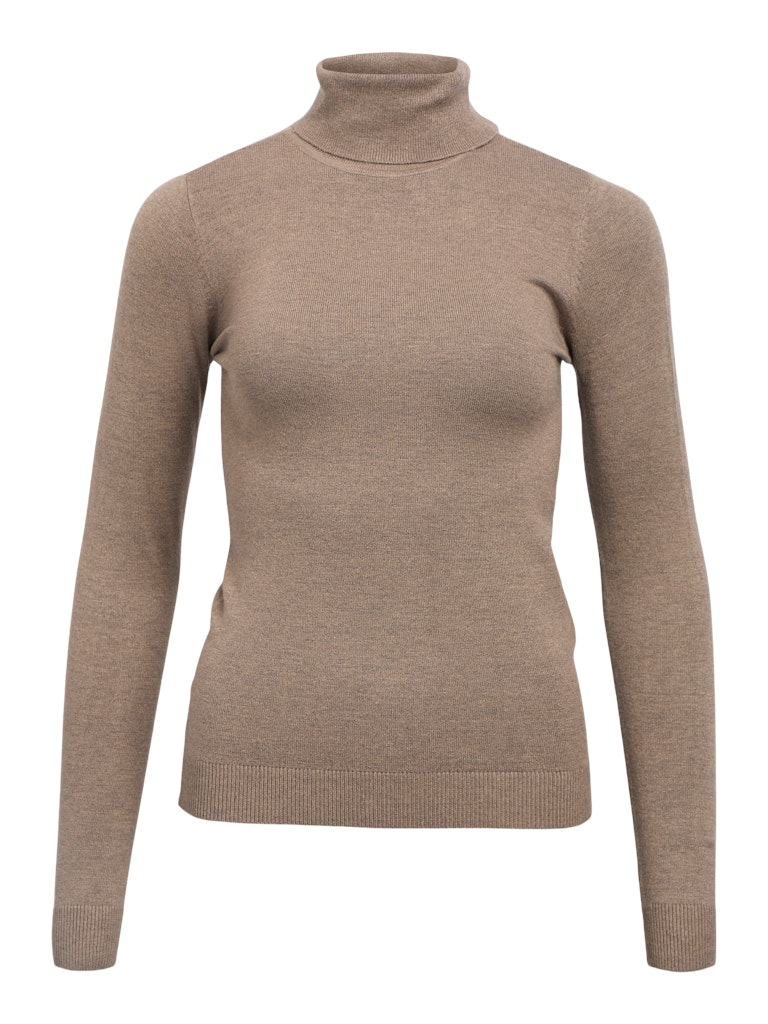Object objthess l/s rollneck knit pullover 23033228 morel