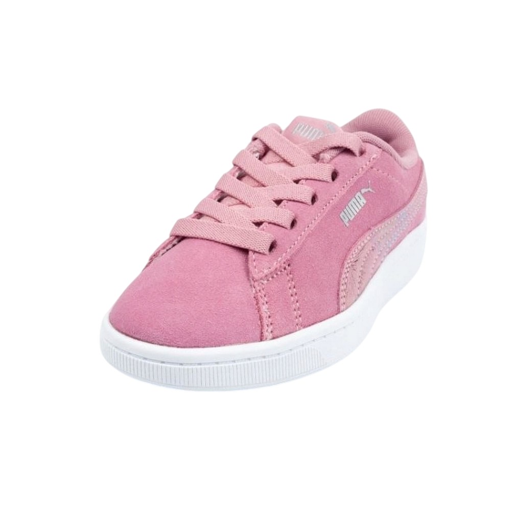 Puma Kinder/kinder vikky chamois leren trainers