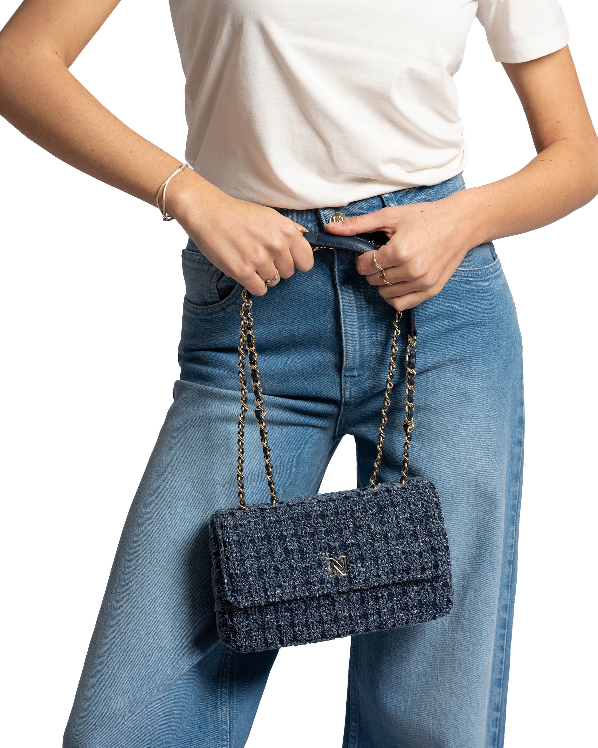 Nikkie Ann denim schoudertas