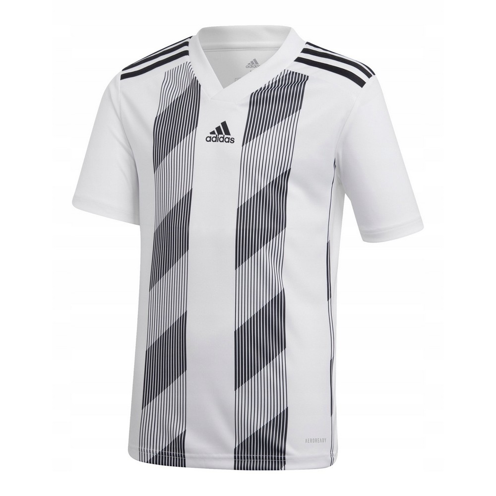 Adidas Kinderen/kinderen 19 contrast gestreept t-shirt