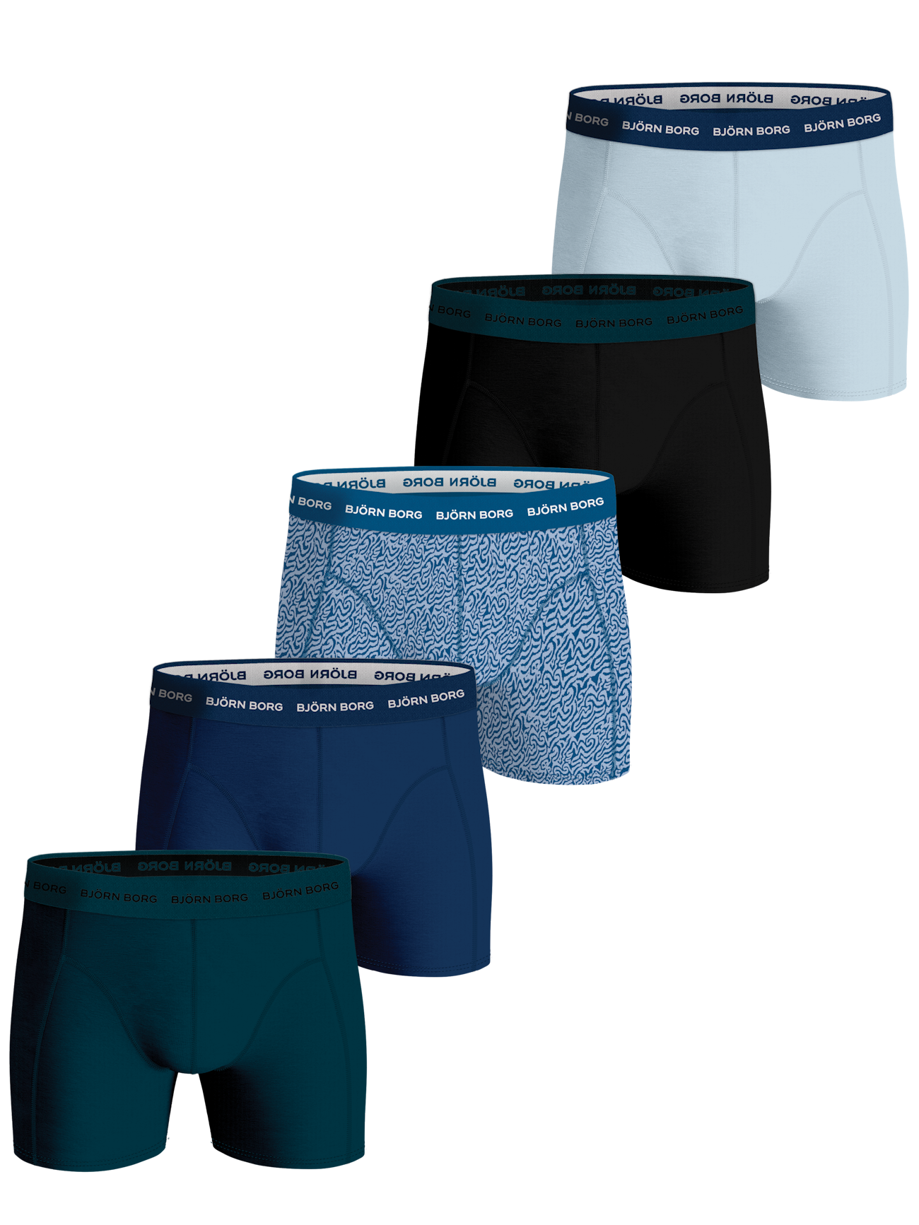 Björn Borg Björn borg heren boxershorts 5-pack – multi