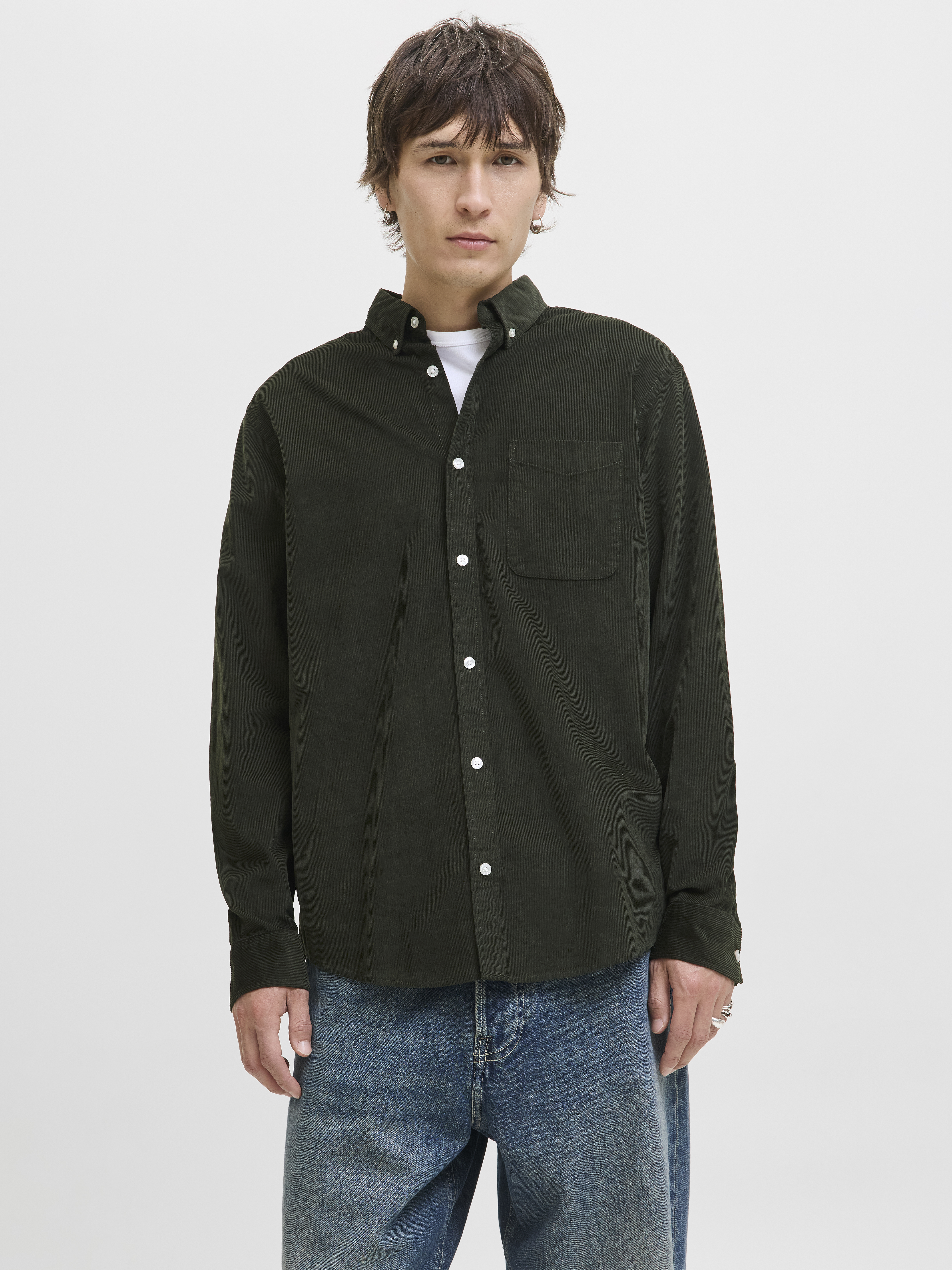 Jack & Jones Jjeclassic cord shirt l/s sn